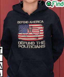 Defund Politicians Libertarian Anti Government Political Hoodie