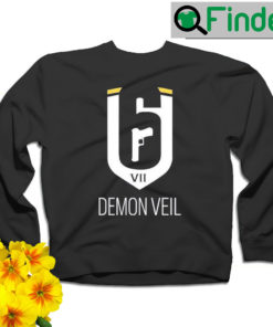 Demon Veil Rainbow Six Siege logo sweatshirt