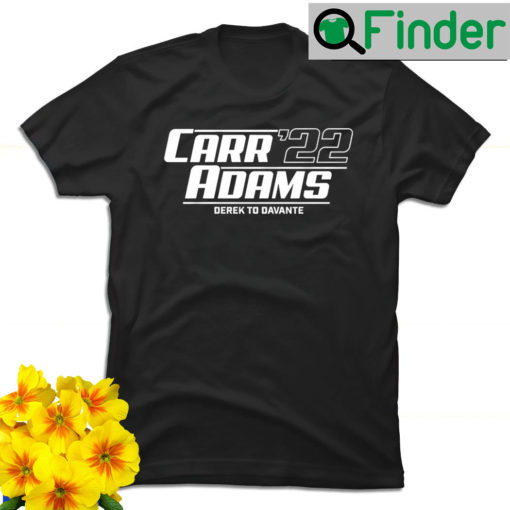 Derek Carr and Davante Adams 2022 Derek to Davante shirt