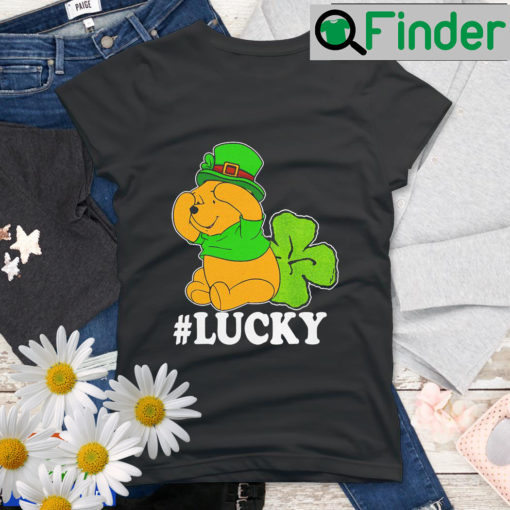 Disney Pooh Winnie The Lucky Shamrock St. Patricks Day Shirt