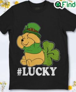 Disney Pooh Winnie The Lucky Shamrock St. Patricks Day T Shirt 1