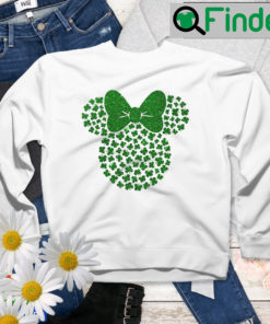 Disney St Patricks Day Shamrock Minnie Sweatshirt