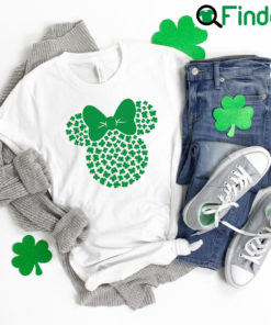 Disney St Patricks Day Shamrock Minnie T Shirt 1