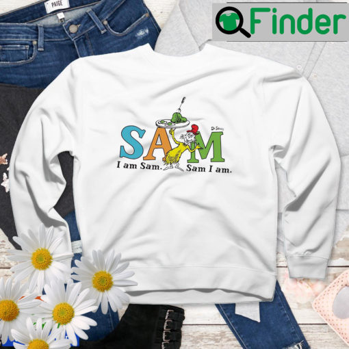 Dr Seuss Sam I Am Green Eggs And Ham Read Across America Sweatshirt