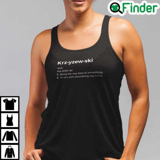 Duke Coach K Tank Top Krzyzewski Definition