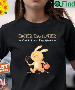 Easter Egg Hunter Certified Eggspert T Shirt