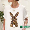 Easter Leopard Bunny Rabbit Palm Sunday Girls Shirt