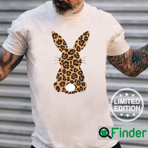 Easter Leopard Bunny Rabbit Palm Sunday Girls Shirts