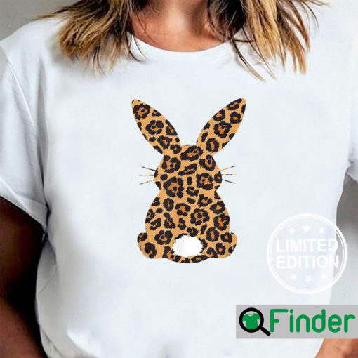 Easter Leopard Bunny Rabbit Palm Sunday Girls T Shirt