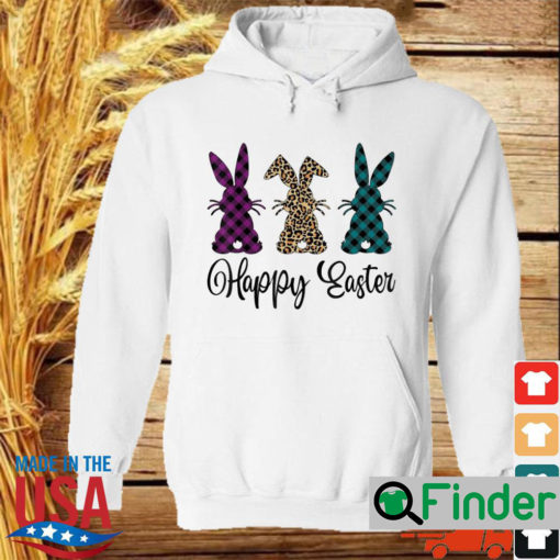 Easter Leopard Bunny Rabbit Palm Sunday Girls Tee Hoodie