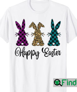 Easter Leopard Bunny Rabbit Palm Sunday Girls Tee T Shirt