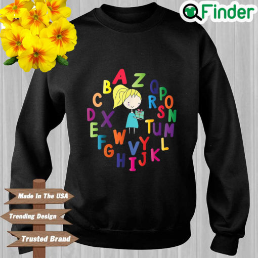 Elemeno Alphabet Kindergarten Pre School Fridge Magnets Sweatshirt