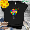 Faith shirt Autism Autistic Autism Awareness Flower Shirt