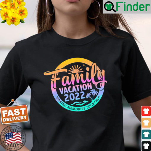 Family Trip Summer Vacation Beach 2022 Vintage Lover T Shirt