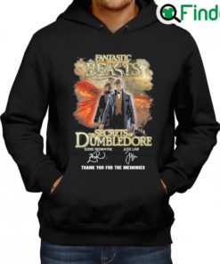 Fantastic beasts the secrets dumbledore thank you for the memories Hoodie