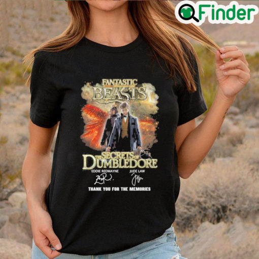 Fantastic beasts the secrets dumbledore thank you for the memories T shirt