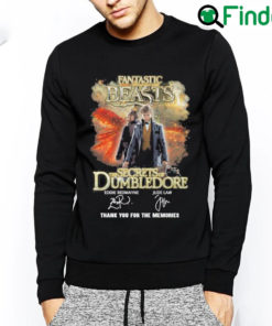 Fantastic beasts the secrets dumbledore thank you for the memories sweatshirt