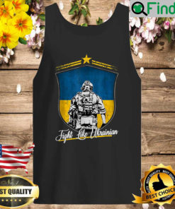 Fight Like Ukrainian Ukraine Flag Stand With Ukraine Support 2022 Tank Top