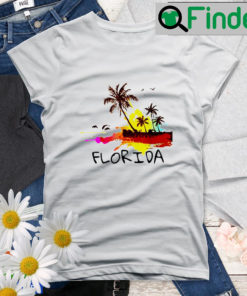 Florida Beach Colorful Art Shirt