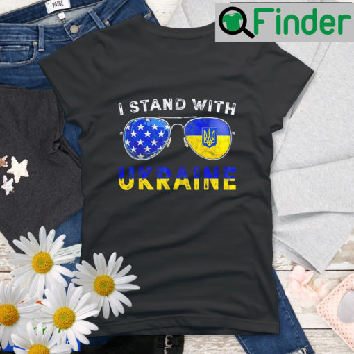 Fuck Putin Ukrainian Lover I Stand With Ukraine Sunglasses Shirt