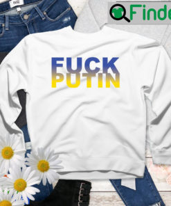 Fuck Vladimir Putin Ukraine Flag Fist Sweatshirt