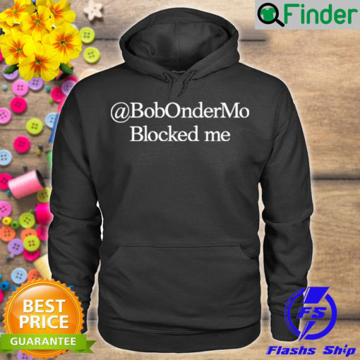 Funny corn Fed Threads Merch @Bobondermo Blocked Me Hoodie