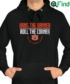 Funny official Hang the Banner Roll the Corner AU 2022 Reg Season Champs Hoodie