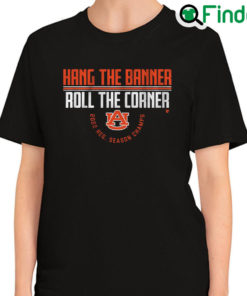 Funny official Hang the Banner Roll the Corner AU 2022 Reg Season Champs T Shirt