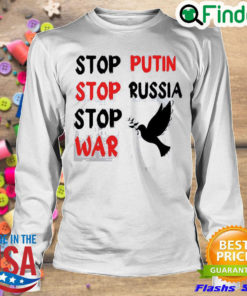 Funny stop Putin Stop Russia Stop War Support Ukraine Sweatshirt