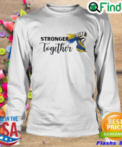 Funny stronger Together I Stand With Ukraine Peace Ukraine Sweatshirt