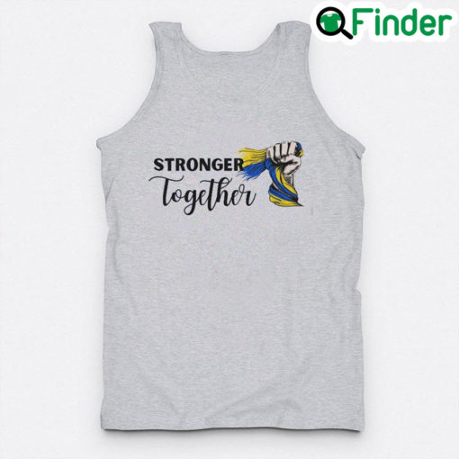 Funny stronger Together I Stand With Ukraine Peace Ukraine Tank Top