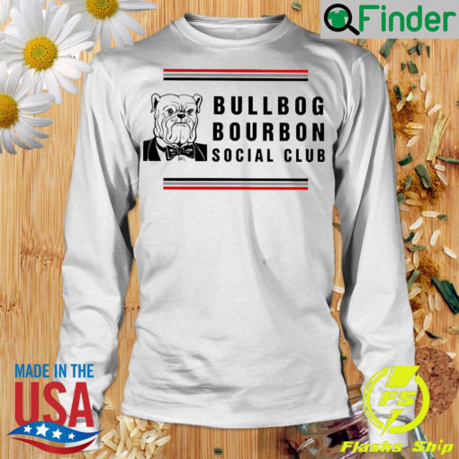 Georgia Bulldog Bourbon Social Club Long Sleeve