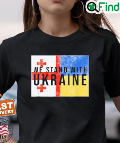 Georgian Ukrainian We Stand With Ukraine Shirt