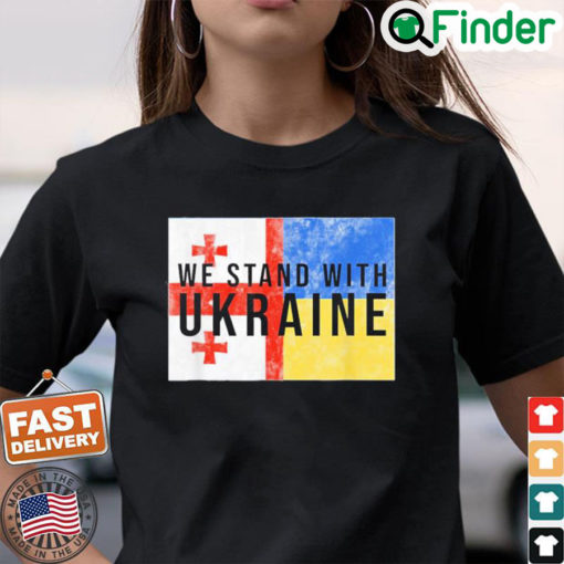 Georgian Ukrainian We Stand With Ukraine Shirt