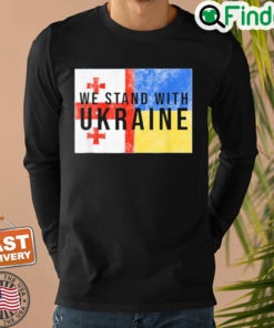 Georgian Ukrainian We Stand With Ukraine Sweatshirt