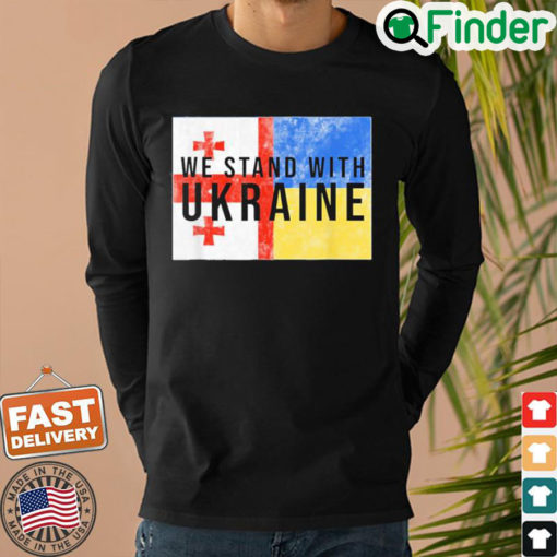 Georgian Ukrainian We Stand With Ukraine Sweatshirt