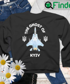 Ghost Of Kyiv Stand With Ukraine Pilot Sweatshirt