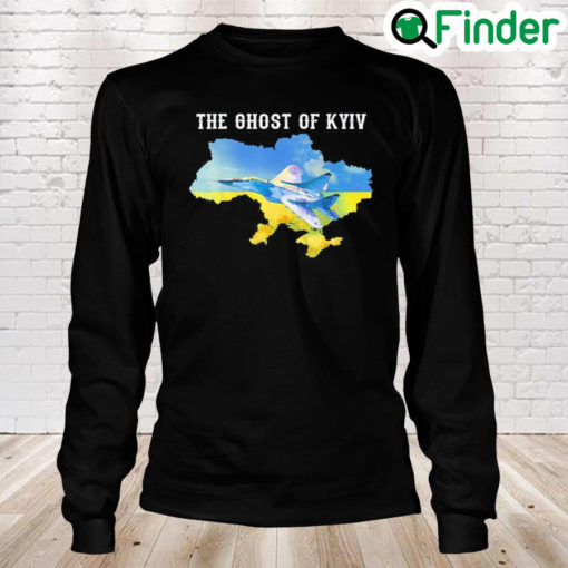 Ghost of Kyiv Support Ukraine I Stand With Ukraine Lover Peace Ukraine Long Sleeve