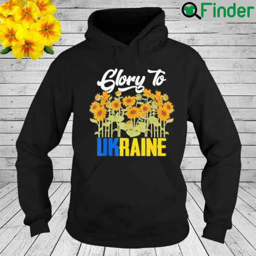 Glory To Ukraine Sunflower Peace Ukraine Hoodie