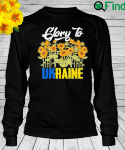 Glory To Ukraine Sunflower Peace Ukraine Long Sleeve