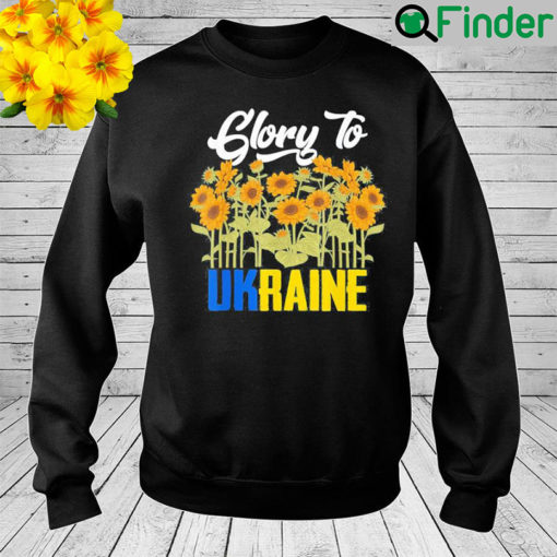 Glory To Ukraine Sunflower Peace Ukraine Sweatshirt