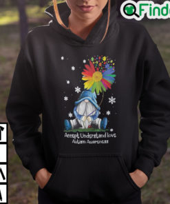 Gnome Accept Understand Love Autism Awareness Hoodie