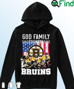 God Family Country Boston Bruins 2022 Signature Hoodie