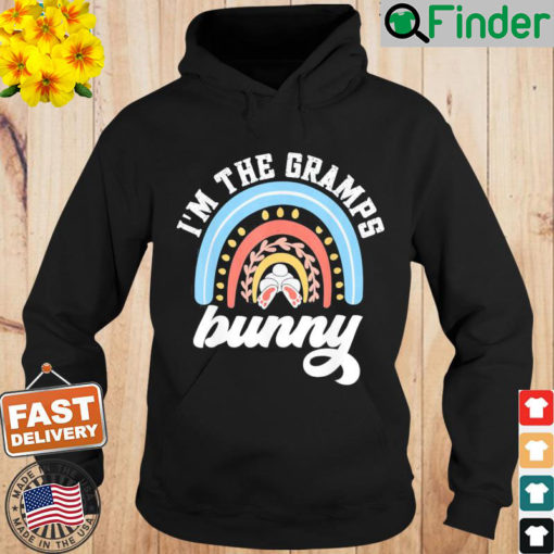 Gramps Easter Day Matching Family Party Bunny Rainbow Style Hoodie