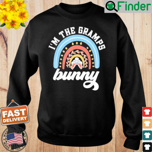 Gramps Easter Day Matching Family Party Bunny Rainbow Style Sweatshirt