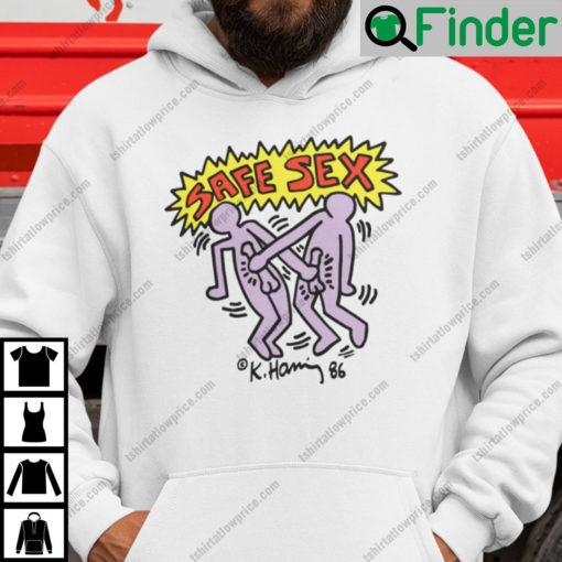 Harry Styles Keith Haring Safe Sex Hoodie