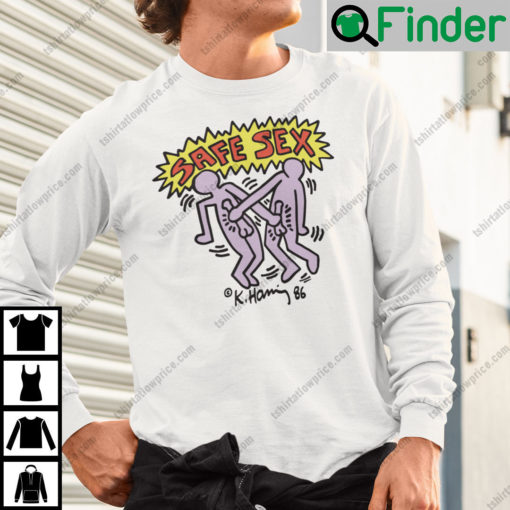 Harry Styles Keith Haring Safe Sex Sweatshirt