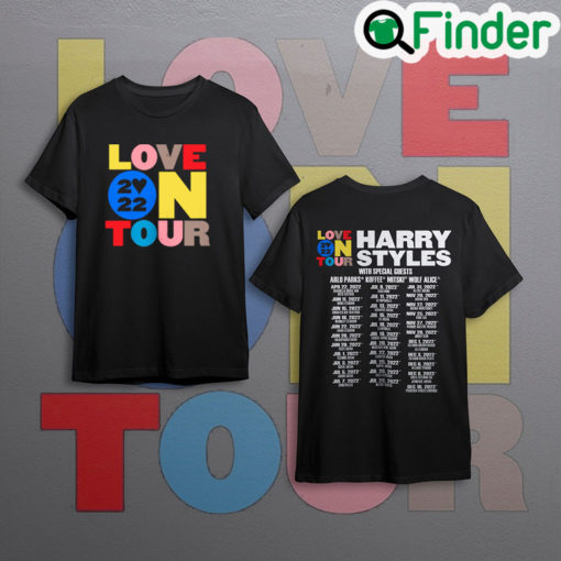 Harry Styles Love On Tour 2022 Tee Shirt 2 Sided