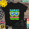 Hawaii Memories Tropic Palm Sunglasses Beach Island Vacation T Shirt