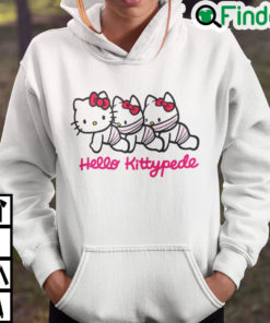Hello Kittypede The Human Centipede Hoodie